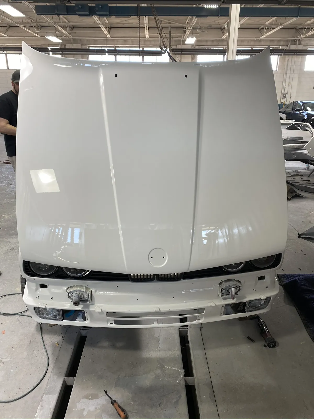 Fresh paint, front end